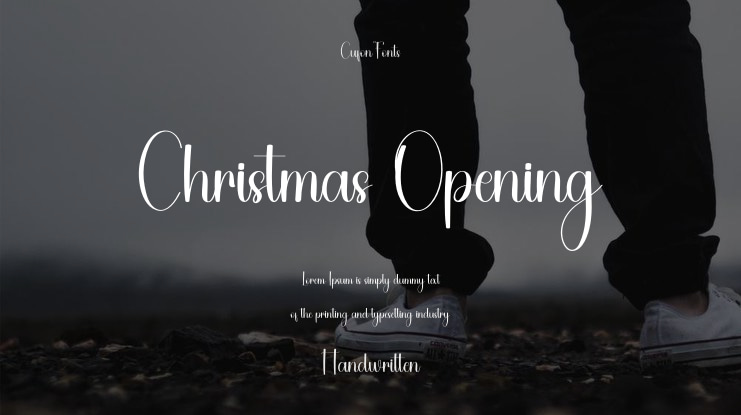 Christmas Opening Font