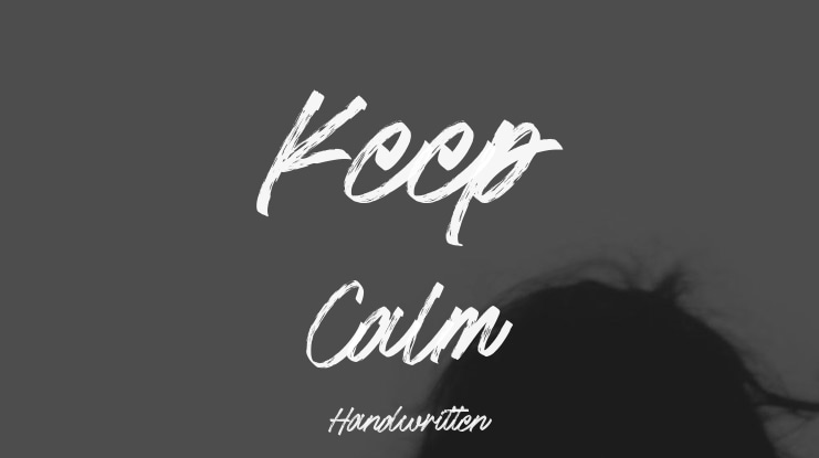 Keep Calm Font