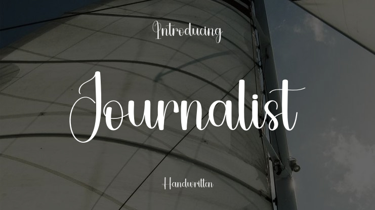 Journalist Font