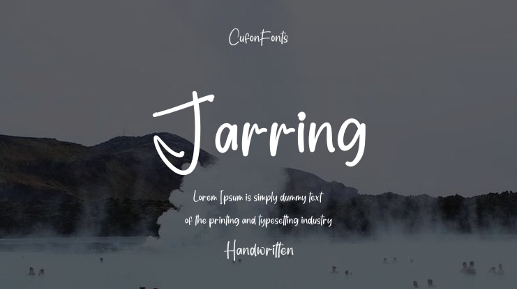 Jarring Font
