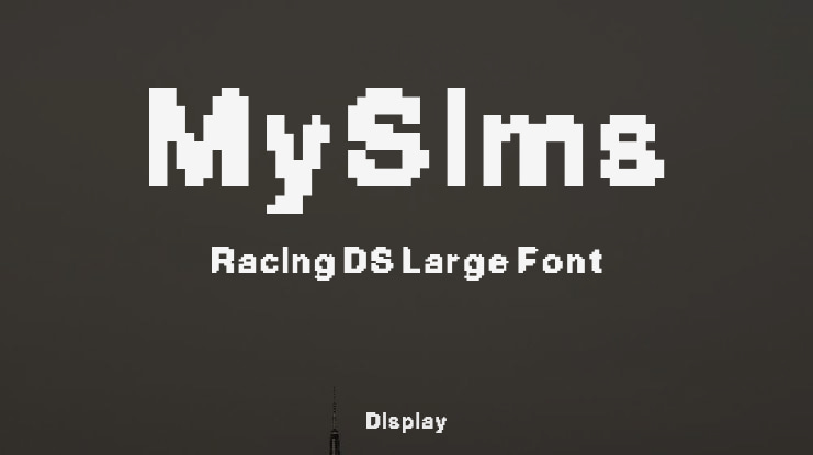 MySims Racing DS Large Font