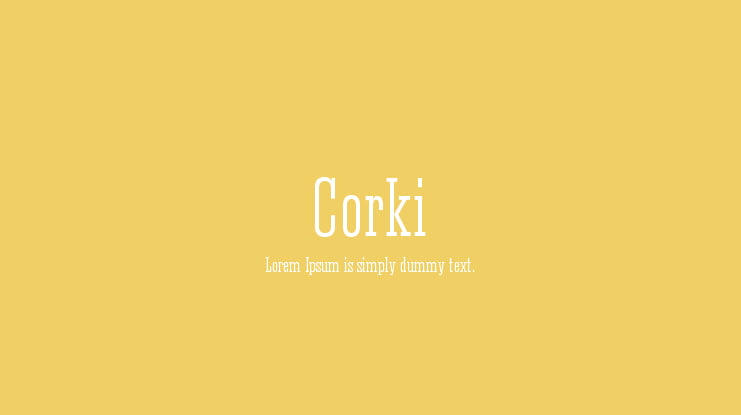 Corki Font
