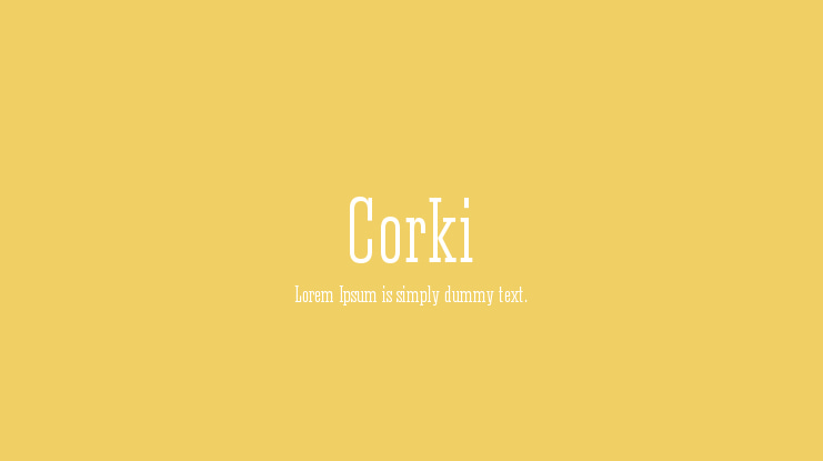 Corki Font