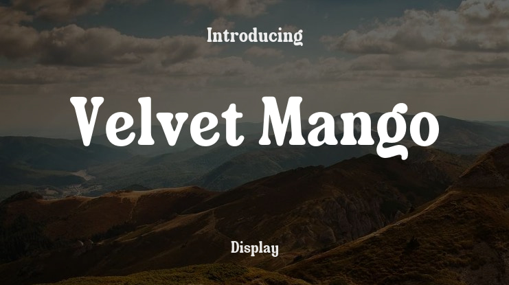 Velvet Mango Font
