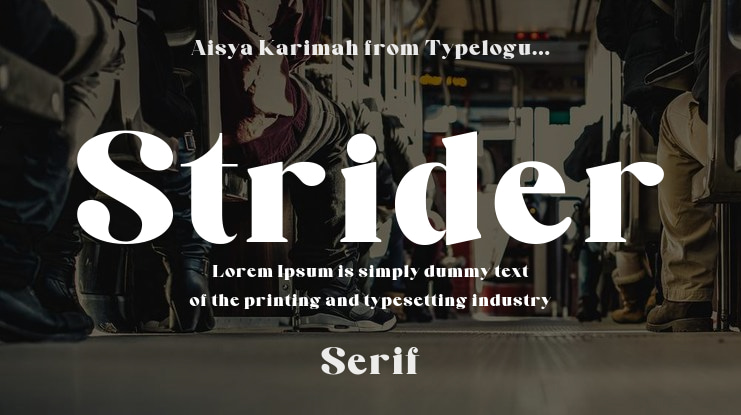Strider Font