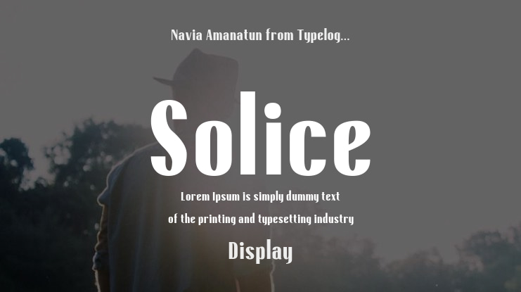 Solice Font