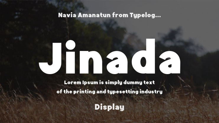 Jinada Font