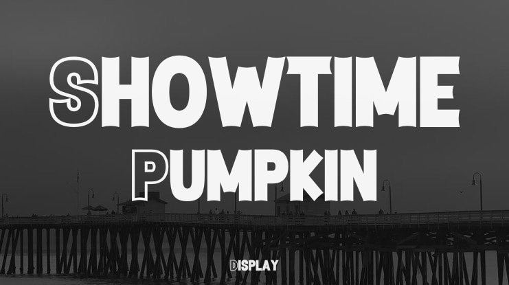 Showtime Pumpkin Font