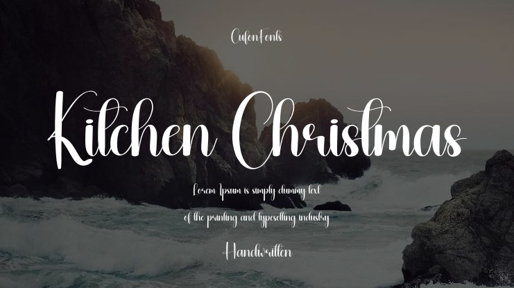 Kitchen Christmas Font