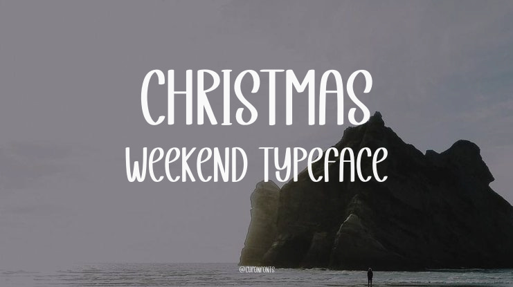 Christmas Weekend Font