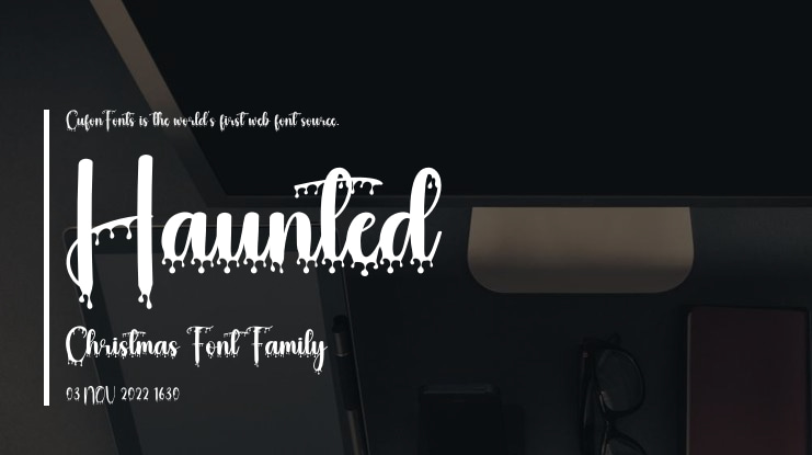 Haunted Christmas Font