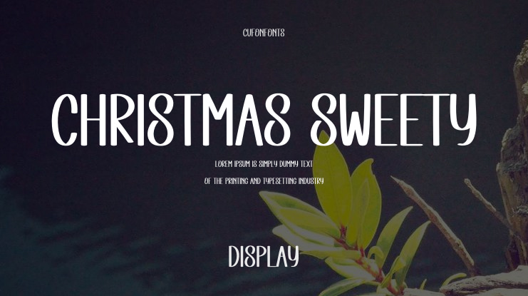 Christmas Sweety Font