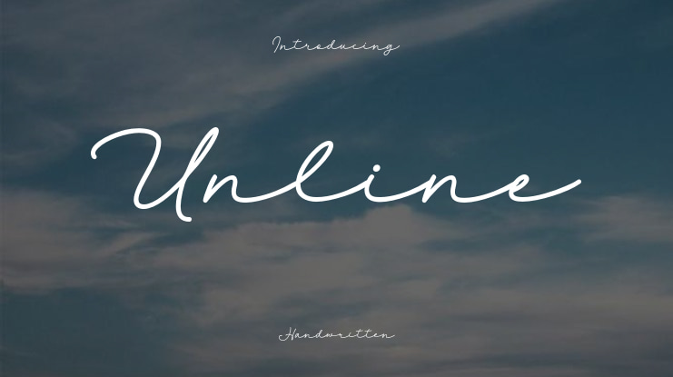 Unline Font Family