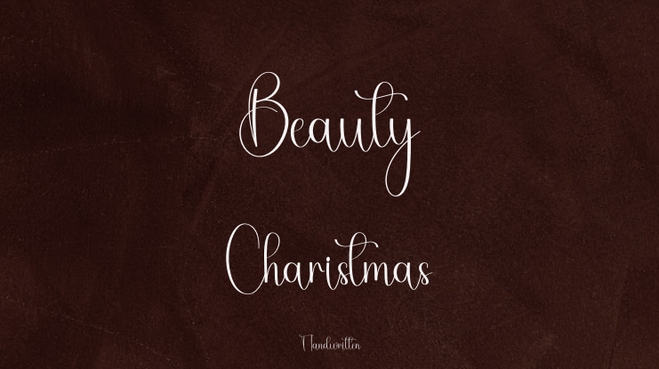 Beauty Charistmas Font