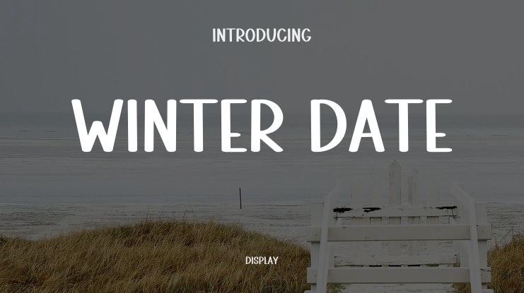 Winter Date Font