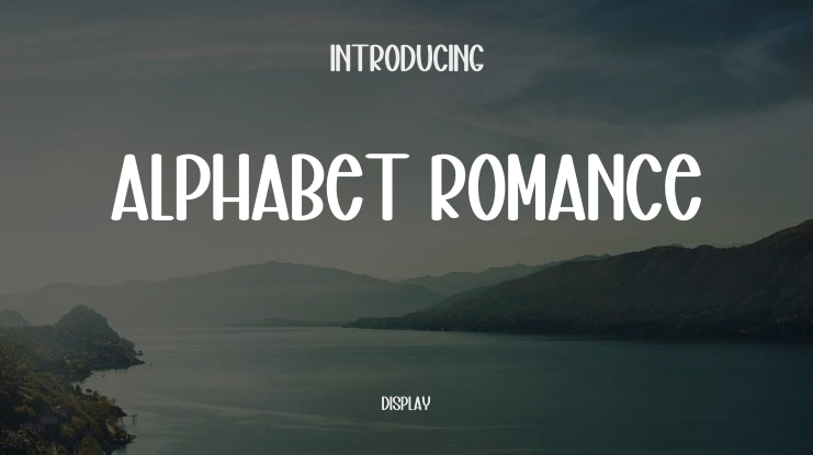 Alphabet Romance Font