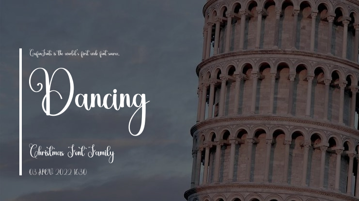 Dancing Christmas Font