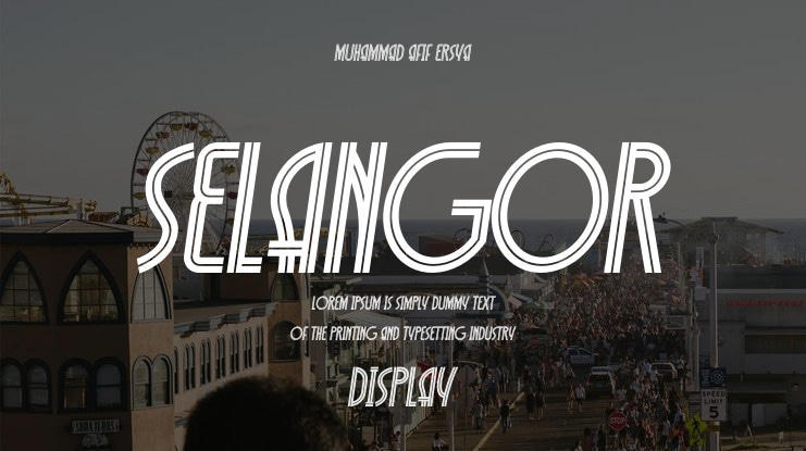Selangor Font Family