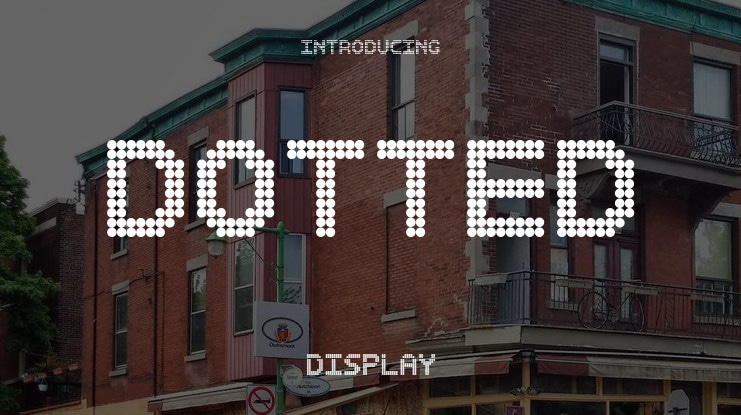 dotted Font