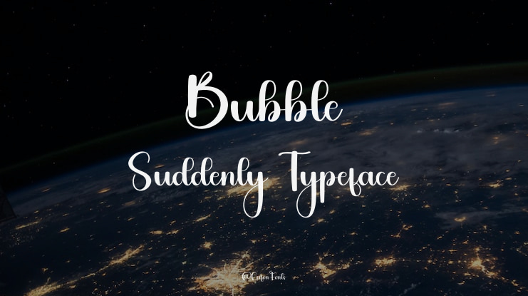Bubble Suddenly Font
