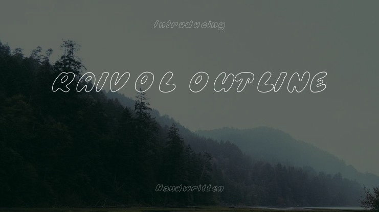 RAIVOL OUTLINE Font Family