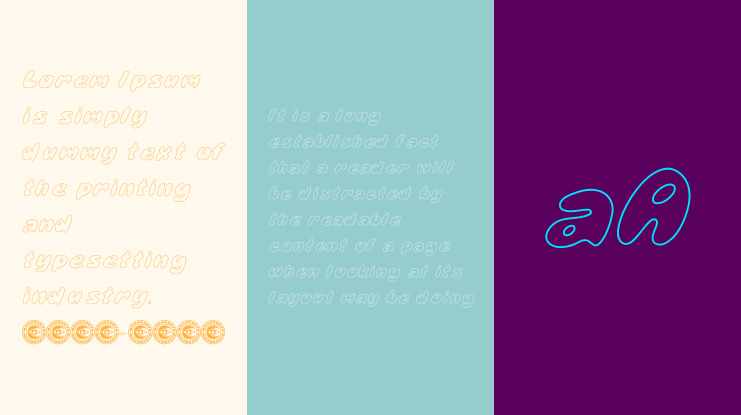 RAIVOL OUTLINE Font Family