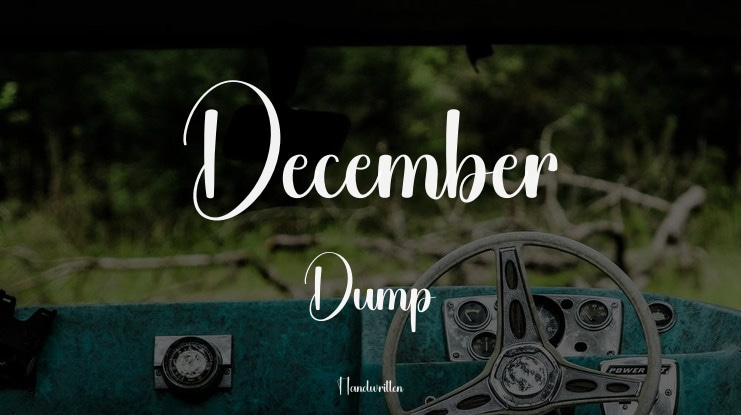 December Dump Font