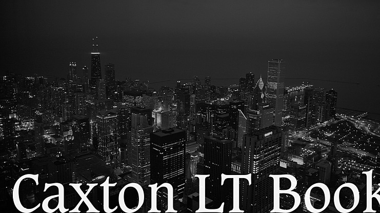 Caxton LT Book Font
