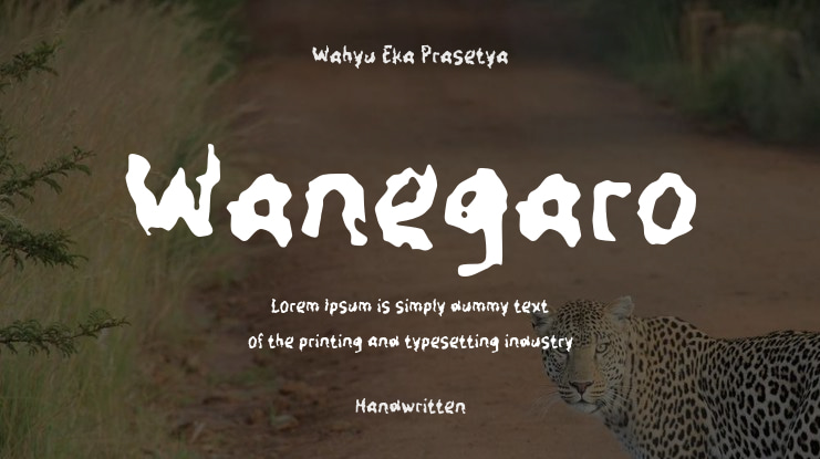 Wanegaro Font