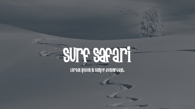 Surf Safari Font