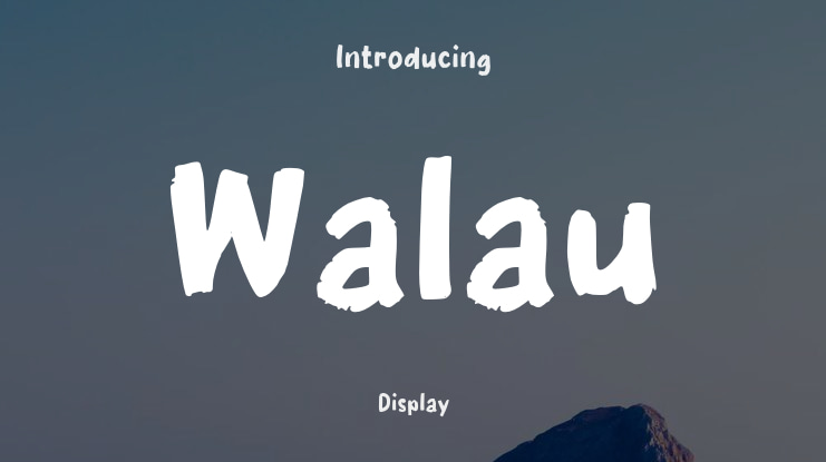 Walau Font