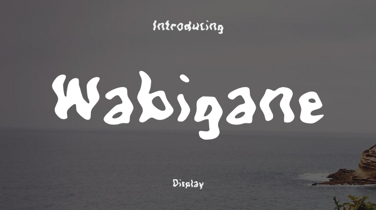 Wabigane Font