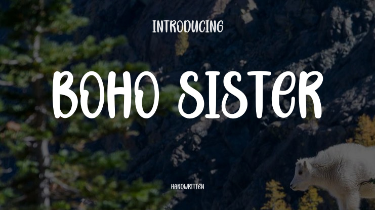 Boho Sister Font