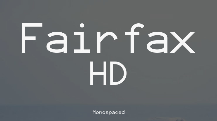 Fairfax HD Font