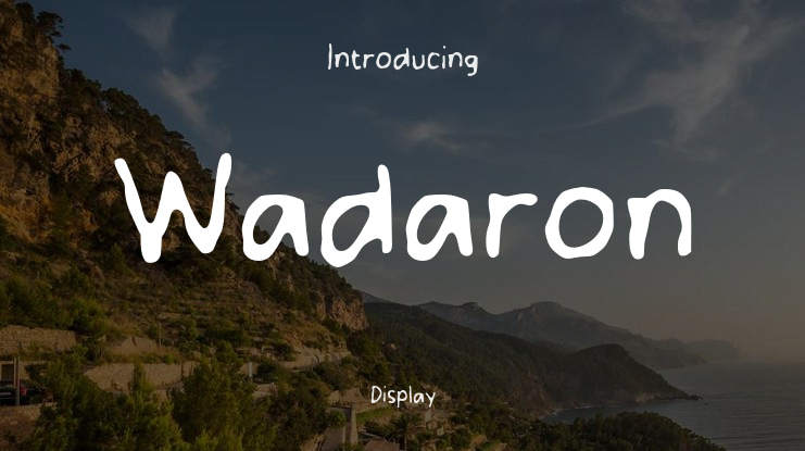Wadaron Font