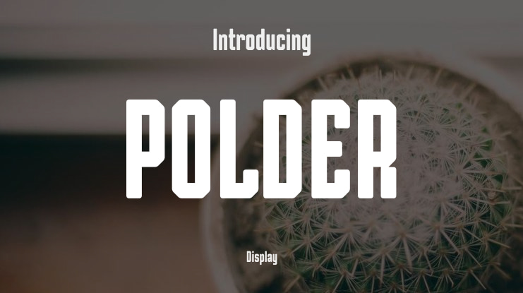 POLDER Font
