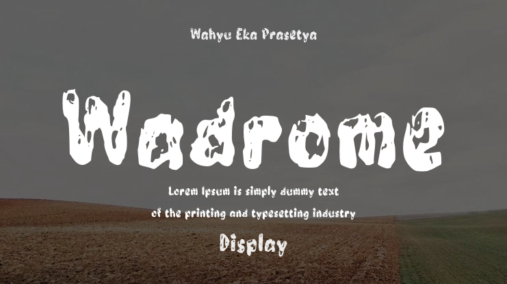 Wadrome Font