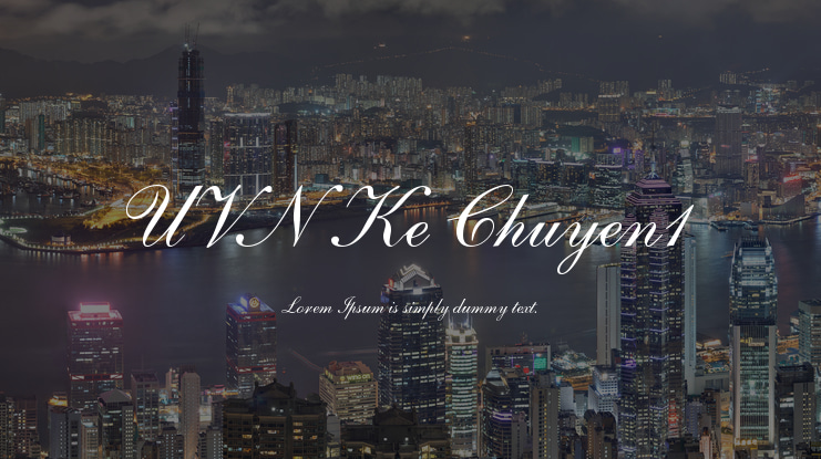UVN Ke Chuyen1 Font