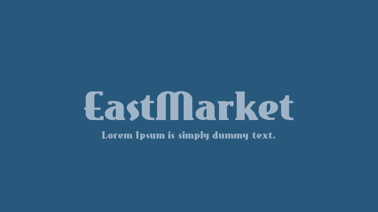 EastMarket Font