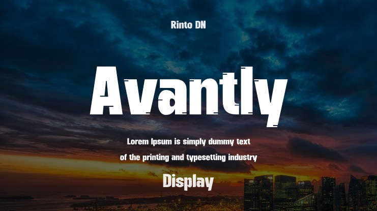 Avantly Font