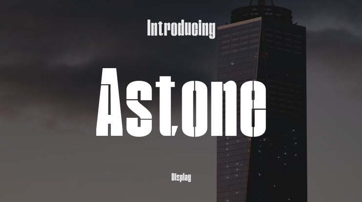 Astone Font