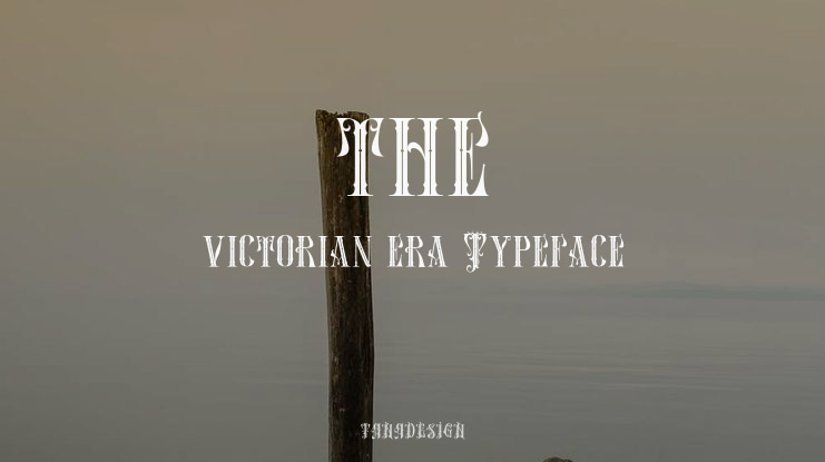 the victorian era Font