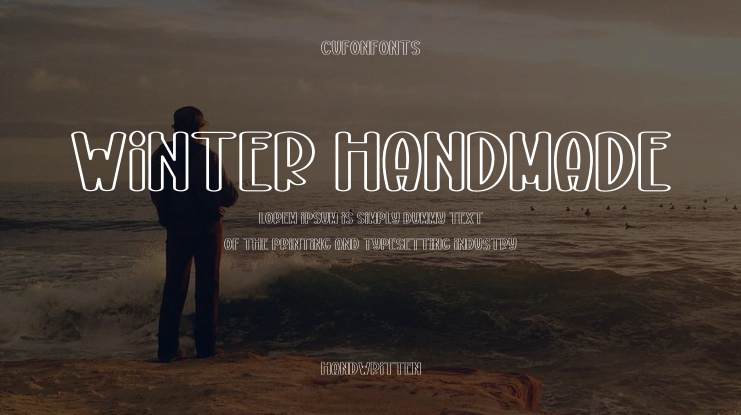 Winter Handmade Font