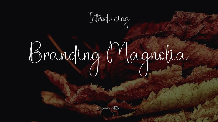 Branding Magnolia Font