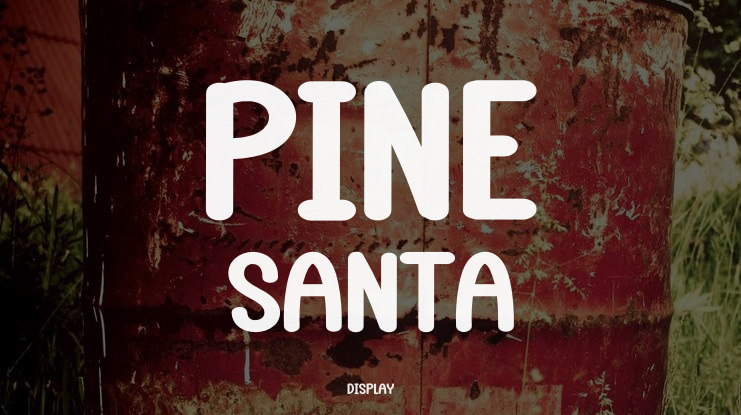 Pine Santa Font