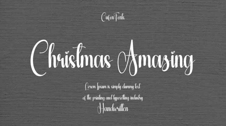 Christmas Amazing Font