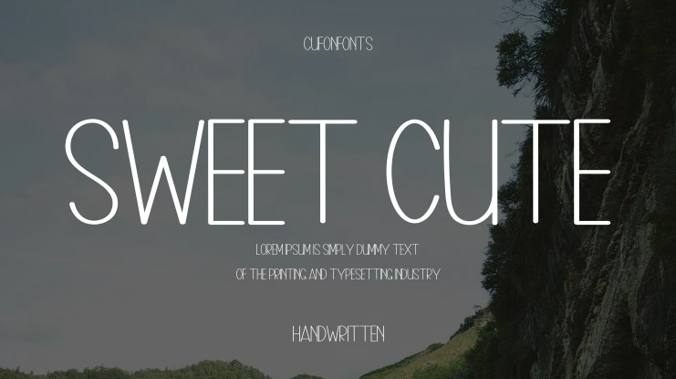 Sweet Cute Font