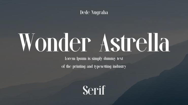 Wonder Astrella Font