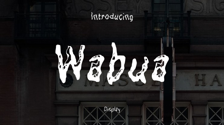 Wabua Font