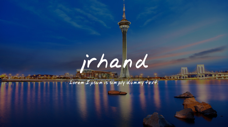 jrhand Font